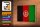 Holzschild Flagge Afghanistans 18x12cm Afghanistan Vintage
