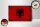 Holzschild Flagge Albanien 18x12cm Flag Albania Vintage