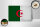 Holzschild Flagge Algerien 18x12cm Flag Algeria Vintage