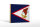 Holzschild Flagge 18x12cm Flag of American Samoa Vintage
