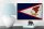Holzschild Flagge 18x12cm Flag of American Samoa Vintage
