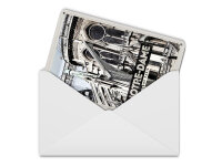 Blechpostkarte Reise 10x14 cm Notre-Dame de Paris Architektur Deko Schild