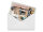 Blechpostkarte Reise 10x14 cm Barcelona Spanien Architektur Tourismus Schild