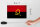 Holzschild Flagge Angolas 18x12cm Flag of Angola Vintage