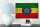Holzschild Flagge Äthiopien 18x12cm Flag Ethiopia Vintage