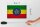 Holzschild Flagge Äthiopien 18x12cm Flag Ethiopia Vintage