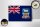 Holzschild Flagge Falklandinseln 18x12cm Flag Vintage
