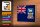Holzschild Flagge Falklandinseln 18x12cm Flag Vintage