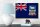Holzschild Flagge Falklandinseln 18x12cm Flag Vintage