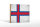 Holzschild Flagge Färöer 18x12cm Flag Faroe Islands Vintage