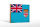 Holzschild Flagge Fidschi 18x12cm Flag of Fiji Vintage