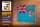 Holzschild Flagge Fidschi 18x12cm Flag of Fiji Vintage