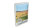 Blechpostkarte Reise 10x14 cm Toskana Italien Weide Wiese Natur Schild