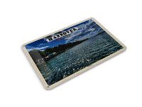 Blechpostkarte Städte Hannover Maschsee Natur 14x10 cm Schild