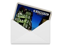 Blechpostkarte Städte Hannover Nordstadt Gebäude 14x10 cm Schild