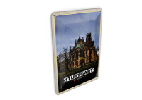 Blechpostkarte Städte Stuttgart Johanneskirche 10x14 cm Schild