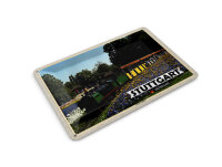 Blechpostkarte Städte Stuttgart Killesbergbahn Park 14x10 cm Deko Schild