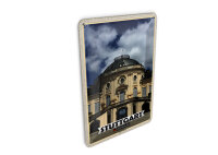 Blechpostkarte Städte Stuttgart Schloss Solitude 10x14 cm Deko Schild