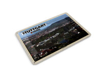 Blechpostkarte Städte Stuttgart Nord Deutschland 14x10 cm Deko Schild