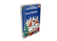 Blechpostkarte Weihnachtsgrüße SALZWEDEL Deko...