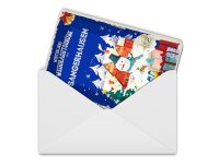 Blechpostkarte Weihnachtsgrüße SANGERHAUSEN Deko Schild 10x14 cm