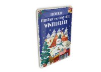 Blechpostkarte liebe Wintergrüße...