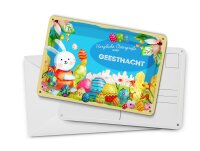 Blechpostkarte Ostern Ostergrüße 14x10cm GEESTHACHT Deko
