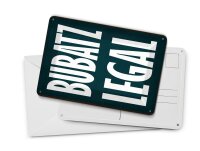 Blechpostkarte Spruch 10x14 cm Bubatz legal Deko Schild