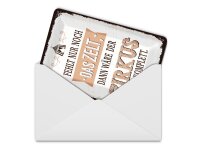 Blechpostkarte Spruch 10x14 cm fehlt nur noch Zelt dann Zirkus komplett Schild