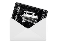 Blechpostkarte Spruch 10x14 cm Make coffee not War Deko...