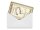 Blechpostkarte Patent 10x14 cm Entwurf für ein Hufeisen Deko Schild