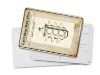 Blechpostkarte Patent 10x14 cm Entwurf für eine Ampel Deko Schild
