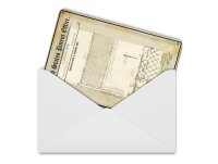 Blechpostkarte Patent 10x14 cm Entwurf für ein Tennisnetz Deko Schild