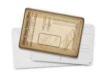 Blechpostkarte Patent 10x14 cm Entwurf für ein Smartphone Deko Schild