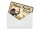 Blechpostkarte Reklame 10x14 cm Farm Fresh Eggs Hühner Deko Schild