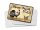 Blechpostkarte Reklame 10x14 cm Farm Fresh Eggs Hühner Deko Schild