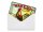 Blechpostkarte Spruch 10x14 cm Wake up Hahn Deko Schild