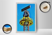 Holzschild Reise 12x18 cm Oktoberfest München Kirmes Feier