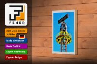 Holzschild Reise 12x18 cm Oktoberfest München Kirmes Feier
