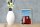 Holzschild Reise 12x18 cm Skandinavien Meer Stromly rotes Haus