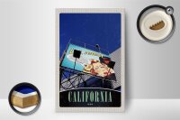 Holzschild Reise 12x18 cm California Amerika USA Schauspieler