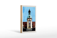 Holzschild Reise 12x18 cm Leipzig Deutschland Kirche...