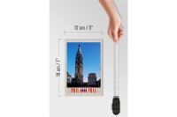 Holzschild Reise 12x18 cm Philadelphia USA Amerika Architektur