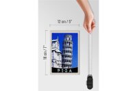 Holzschild Reise 12x18 cm Pisa Italien Schiefer Turm von Pisa