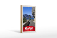 Holzschild Reise 12x18 cm Urnersee Schweiz Europa Gebirge...