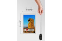 Holzschild Reise 12x18 cm Ostsee Deutschland Urlaub