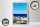 Holzschild Reise 12x18 cm Ostsee Strand Ebbe und Flut