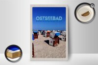 Holzschild Reise 12x18 cm Ostseebad Deutschland Meer