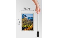 Holzschild Reise 12x18 cm Zillertal Österreich Natur Berg Wälder