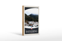Holzschild Reise 12x18 cm Bad Häring Österreich...